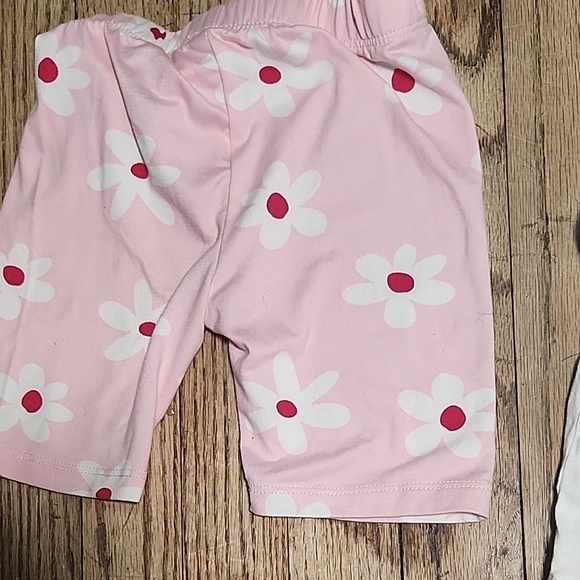 btween Cream and Pink Floral Kids Set - Picture 4 of 5